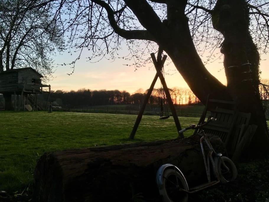Gerestaureerde Hoeve Met Zicht Durbuy Kültér fotó